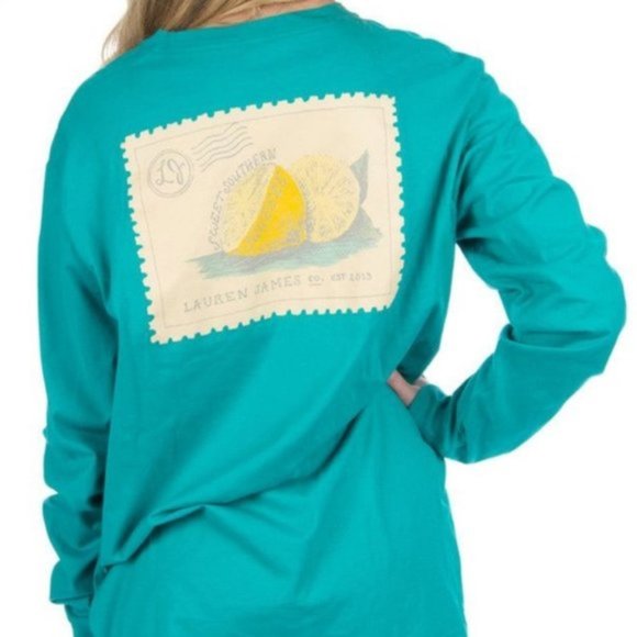 Lauren James Tops - Lauren James Long Sleeve Tee Sweet Southern Squeeze Size Large